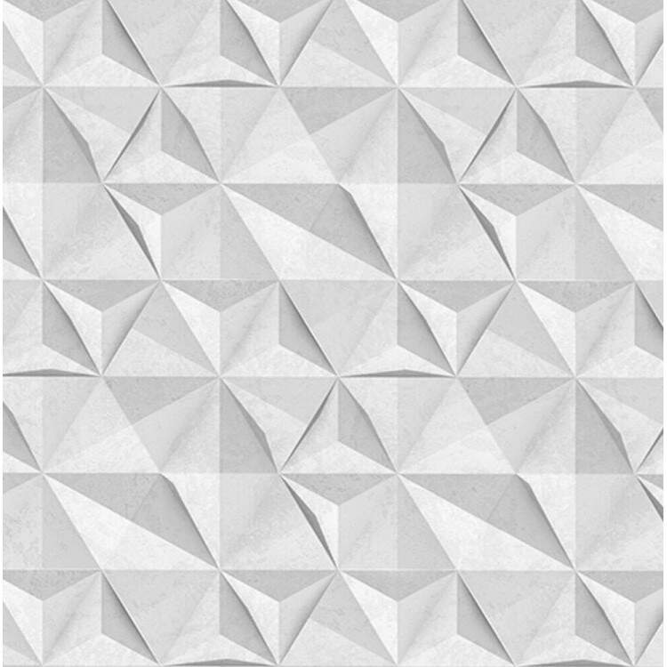 Papel de Parede 3D Geometria Losango vertical