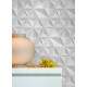 Papel de Parede 3D Geometria Losango Vertical