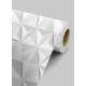 Papel de Parede 3D Geometria Losango Vertical
