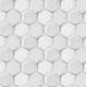 Papel de Parede 3D Colmeia Branca