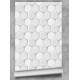 Papel de Parede 3D Colmeia Branca
