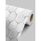 Papel de Parede 3D Colmeia Branca