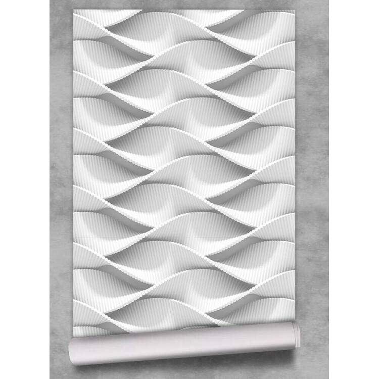 Papel de Parede 3D Palitos Ondulares