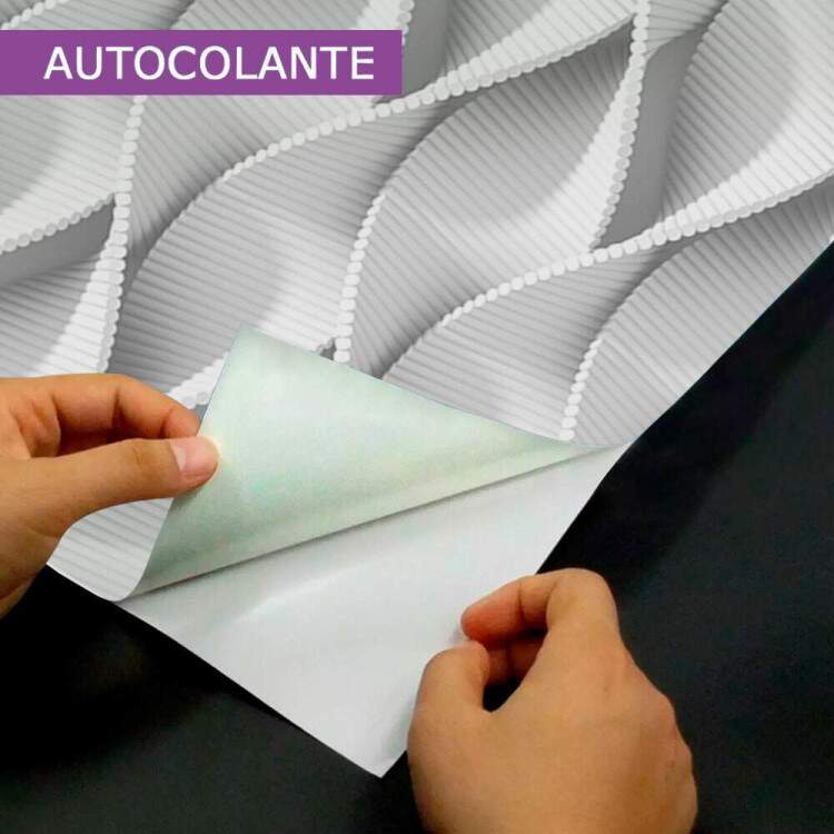 Papel de Parede 3D Palitos Ondulares