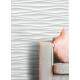 Papel de Parede 3D Ondas Horizontais Pequeno