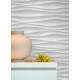 Papel de Parede 3D Ondas Horizontais Pequeno