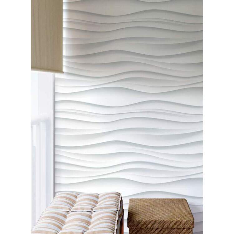 Papel de Parede 3D Ondas Horizontais Grande