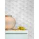 Papel de Parede 3D Hex�gono Colmeia Pequeno