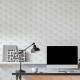 Papel de Parede 3D Hex�gono Colmeia Pequeno