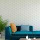 Papel de Parede 3D Hex�gono Colmeia Pequeno