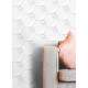 Papel de Parede 3D Hex�gono Colmeia Grande