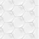 Papel de Parede 3D Hex�gono Colmeia Grande