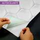 Papel de Parede 3D Hex�gono Colmeia Grande
