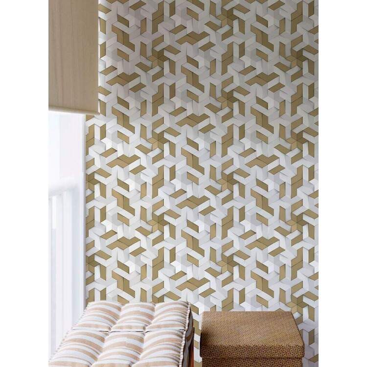 Papel de Parede 3D Estrelas com Cncavo