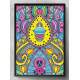 Quadro Decorativo Mandala Amarela e Roxa