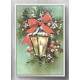 Quadro Decorativo Natal Lampada Natalina