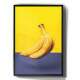 Quadro Decorativo Cozinha Banana Abstrato Amarelo e Roxo