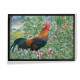 Quadro Decorativo Galo nas Flores