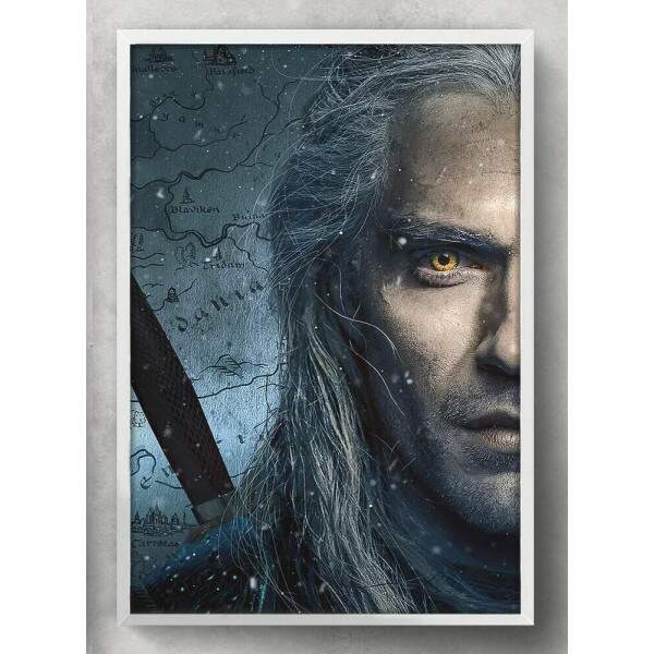 Quadro Decorativo Face The Witcher