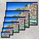 Quadro Decorativo Italia Riomaggiore Barcos e Casas