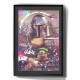 Quadro Decorativo Mandalorian Baby Yoda Efeito Spray