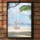 Quadro Decorativo Balan�o na Praia