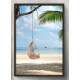 Quadro Decorativo Balan�o na Praia