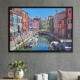 Quadro Decorativo Veneza Barcos
