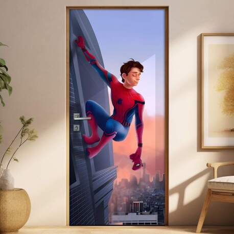 Adesivo para Porta Homem Aranha Sem Mscara