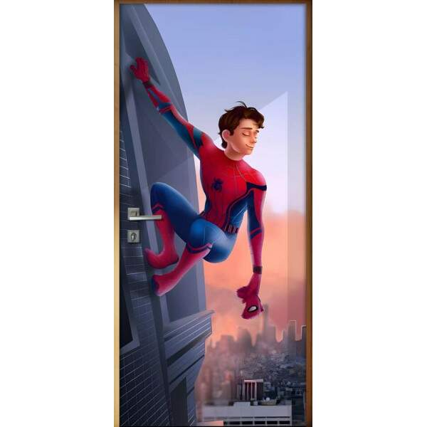 Adesivo para Porta Homem Aranha Sem Mscara