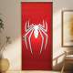 Adesivo para Porta Homem Aranha Logo Branco e Vermelho