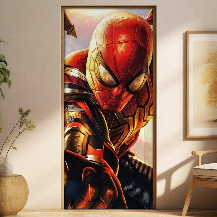 Adesivo para Porta Homem Aranha No Way Home Octopus