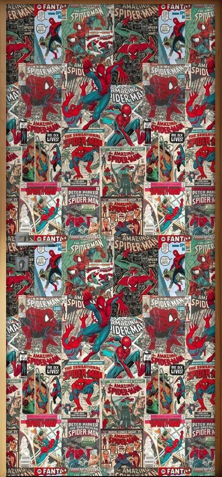 Adesivo para Porta Homem Aranha HQS