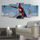 Kit 5 Quadros Decorativos Mosaico Homem Aranha No Way Home