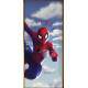 Adesivo para Porta Homem Aranha Tomando Caf�