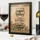 Quadro Decorativo Porta Rolhas amor e vinho ficam melhores com o tempo modelo 3