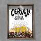 Quadro Decorativo Porta Tampinhas Cerveja s� faz mal quando falta