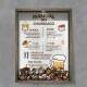 Quadro Decorativo Porta Tampinhas Manual do Churrasco com Fundo Branco