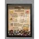 Quadro Decorativo Porta Tampinhas Manual do Churrasco Papel Pardo