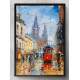 Quadro Decorativo Cidade Pintura Abstrata