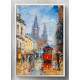 Quadro Decorativo Cidade Pintura Abstrata