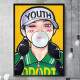 Quadro Decorativo Pop-Art Garota Esportista