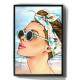 Quadro Decorativo Pop-Art Garota na Praia