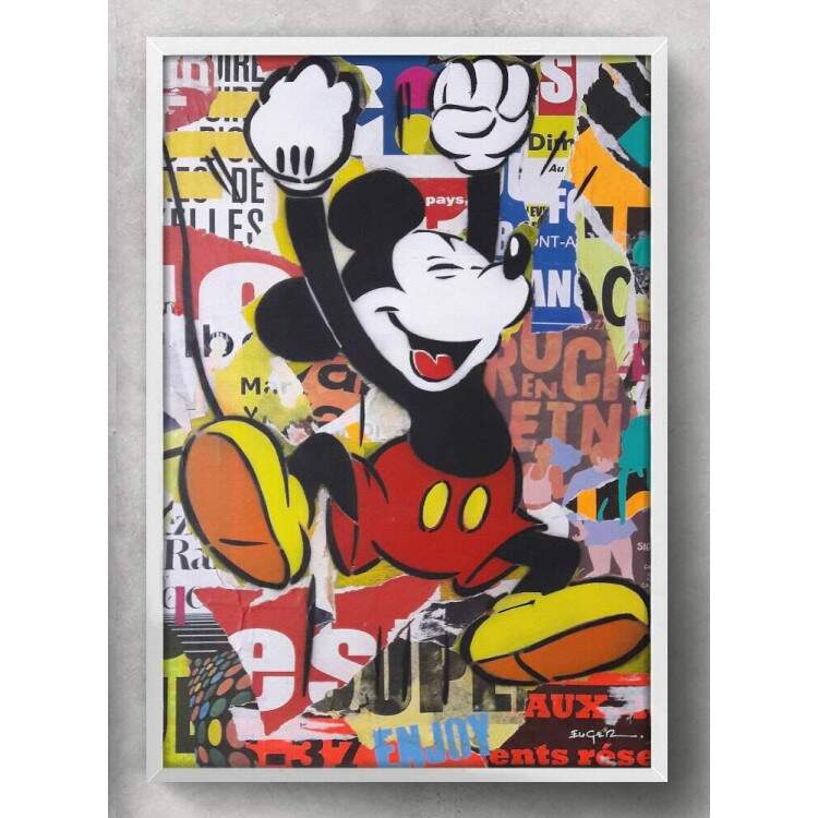 Quadro Decorativo Pop-Art Mickey