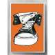 Quadro Decorativo Pop-Art All Star Laranja