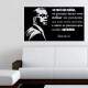 Adesivo de parede Frase Malcolm x Mod. 1