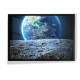 Quadro Decorativo Planeta Terra Visto Da Lua