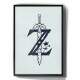 Quadro Decorativo Simbolo do Zelda