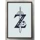 Quadro Decorativo Simbolo do Zelda