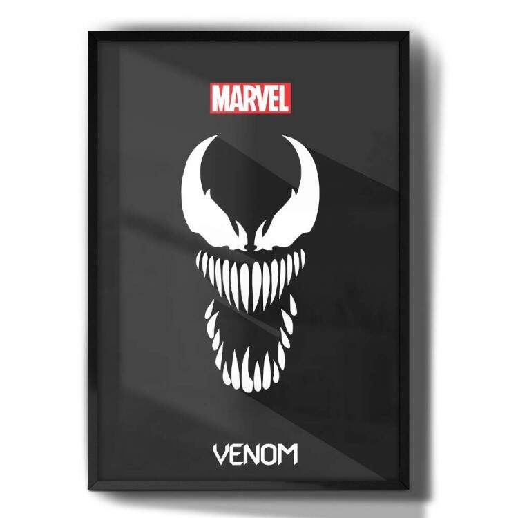 Quadro Decorativo Venom Minimalista